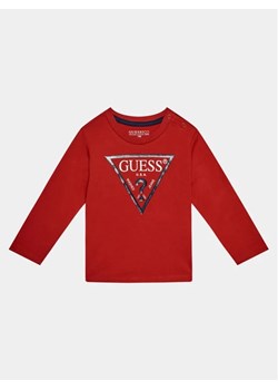 Guess Bluzka N84I24 K8HM0 Czerwony Regular Fit ze sklepu MODIVO w kategorii T-shirty chłopięce - zdjęcie 168412406