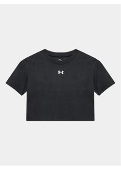 Under Armour T-Shirt Ua Crop Sportstyle Logo Ss 1380878 Czarny Loose Fit ze sklepu MODIVO w kategorii T-shirty chłopięce - zdjęcie 168412865