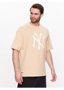 New Era T-Shirt Unisex New York Yankees Mlb League Essential 60332281 Beżowy Oversize ze sklepu MODIVO w kategorii T-shirty męskie - zdjęcie 168414715