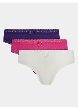 Hunkemöller Komplet 3 par fig brazylijskich 202827 Różowy ze sklepu MODIVO w kategorii Majtki damskie - zdjęcie 168415298