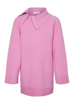 Vero Moda Girl Golf Gold Needle 10278276 Różowy Regular Fit ze sklepu MODIVO w kategorii Swetry dziewczęce - zdjęcie 168415985