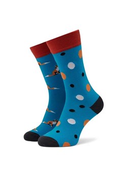 Funny Socks Skarpety wysokie unisex Fox SM1/10 Niebieski ze sklepu MODIVO w kategorii Skarpetki damskie - zdjęcie 168416587