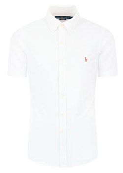 Polo Ralph Lauren Koszula Poplin 710787736 Biały Slim Fit ze sklepu MODIVO w kategorii Koszule męskie - zdjęcie 168416906