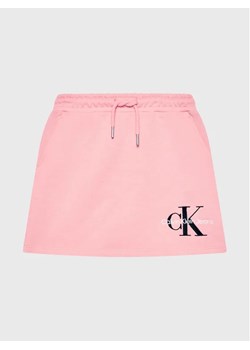 Calvin Klein Jeans Spódnica Monogram Off Placed IG0IG01578 Różowy Regular Fit ze sklepu MODIVO w kategorii Spódnice dziewczęce - zdjęcie 168417586