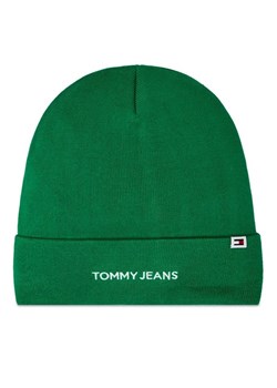 Tommy Jeans Czapka Tjw Linear Logo Beanie AW0AW15843 Zielony ze sklepu MODIVO w kategorii Czapki zimowe damskie - zdjęcie 168418035