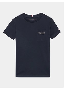 Tommy Hilfiger T-Shirt Essential KB0KB08354 D Granatowy Regular Fit ze sklepu MODIVO w kategorii T-shirty chłopięce - zdjęcie 168419189