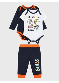 Guess Komplet 2 par body ze spodniami P3RG04 KA6W0 Kolorowy Regular Fit ze sklepu MODIVO w kategorii Komplety niemowlęce - zdjęcie 168419549