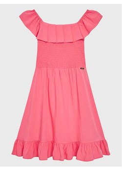 Guess Sukienka letnia J3GK36 WFBN0 Różowy Regular Fit ze sklepu MODIVO w kategorii Sukienki dziewczęce - zdjęcie 168420317