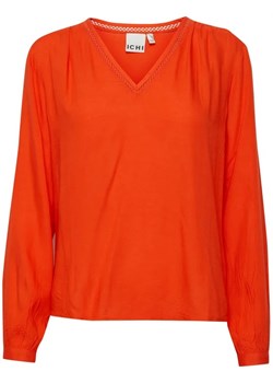 ICHI Bluzka 20120243 Pomarańczowy Regular Fit ze sklepu MODIVO w kategorii Bluzki damskie - zdjęcie 168420399