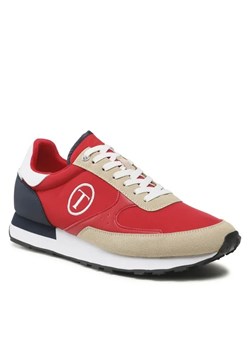 Trussardi Sneakersy 77A00512 Czerwony ze sklepu MODIVO w kategorii Buty sportowe męskie - zdjęcie 168422658
