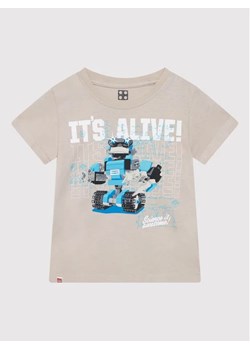 LEGO T-Shirt 12010394 Beżowy Regular Fit ze sklepu MODIVO w kategorii T-shirty chłopięce - zdjęcie 168423807