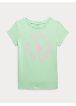 Polo Ralph Lauren T-Shirt 312903863004 Zielony Regular Fit ze sklepu MODIVO w kategorii Bluzki dziewczęce - zdjęcie 168424395
