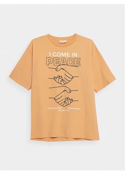 Outhorn T-Shirt OTHAW23TTSHM0862 Pomarańczowy Regular Fit ze sklepu MODIVO w kategorii T-shirty męskie - zdjęcie 168429008