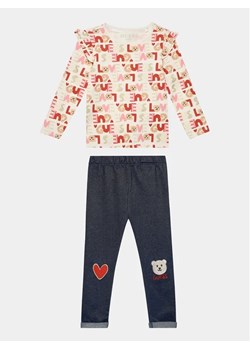 Guess Komplet bluzka i legginsy K3BG01 J1311 Czerwony Regular Fit ze sklepu MODIVO w kategorii Komplety dziewczęce - zdjęcie 168429117