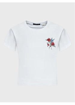 Kaotiko T-Shirt Washed Bird AL011-01-M002 Biały Regular Fit ze sklepu MODIVO w kategorii Bluzki damskie - zdjęcie 168430069
