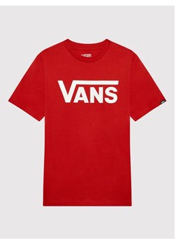 Vans T-Shirt Classic VN000IVF Czerwony Classic Fit ze sklepu MODIVO w kategorii T-shirty chłopięce - zdjęcie 168432947