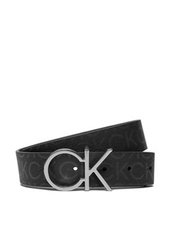 Calvin Klein Pasek Damski Ck Logo Belt 3.0 Epi Mono K60K611902 Czarny ze sklepu MODIVO w kategorii Paski damskie - zdjęcie 168433187