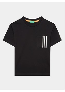 United Colors Of Benetton T-Shirt 3096C10BK Czarny Regular Fit ze sklepu MODIVO w kategorii T-shirty chłopięce - zdjęcie 168433677