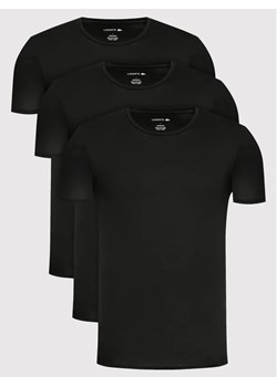 Lacoste Komplet 3 t-shirtów TH3321 Czarny Slim Fit ze sklepu MODIVO w kategorii Podkoszulki męskie - zdjęcie 168434307