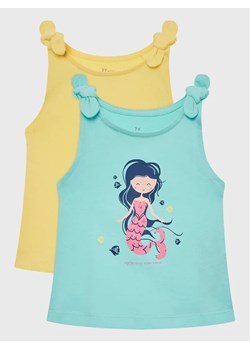 Zippy Komplet 2 t-shirtów ZBGAP0303 23015 Kolorowy Regular Fit ze sklepu MODIVO w kategorii Koszulki niemowlęce - zdjęcie 168435587