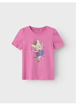 NAME IT T-Shirt 13219818 Różowy Regular Fit ze sklepu MODIVO w kategorii Bluzki dziewczęce - zdjęcie 168436089