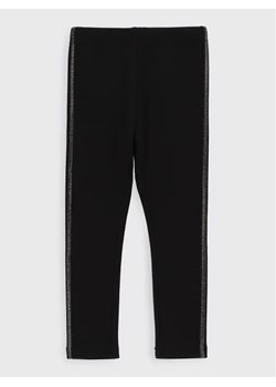 Coccodrillo Legginsy ZC2122601MAK Czarny Regular Fit ze sklepu MODIVO w kategorii Spodnie dziewczęce - zdjęcie 168438337