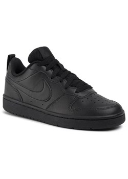 Nike Sneakersy Court Borough Low 2 (GS) BQ5448 001 Czarny ze sklepu MODIVO w kategorii Buty sportowe damskie - zdjęcie 168440147