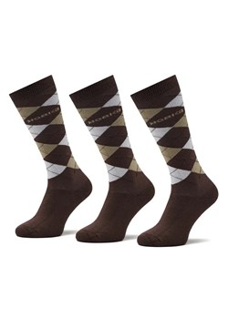 Horka Zestaw 3 par wysokich skarpet unisex Riding Socks 145450 Brązowy ze sklepu MODIVO w kategorii Skarpetki damskie - zdjęcie 168440889