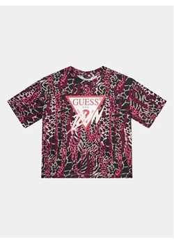 Guess T-Shirt J3BI41 J1313 Kolorowy Boxy Fit ze sklepu MODIVO w kategorii Bluzki dziewczęce - zdjęcie 168441995