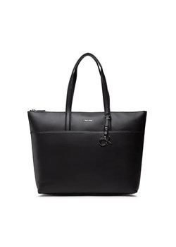 Calvin Klein Torebka Ck Must Shopper Lg W/Slip Pkt K60K609860 Czarny ze sklepu MODIVO w kategorii Torby Shopper bag - zdjęcie 168442217