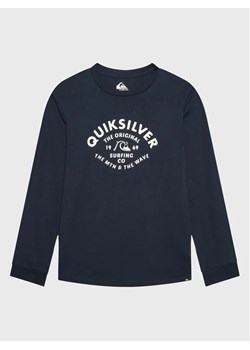 Quiksilver Bluzka Script Talk EQBZT04514 Granatowy Regular Fit ze sklepu MODIVO w kategorii T-shirty chłopięce - zdjęcie 168442298