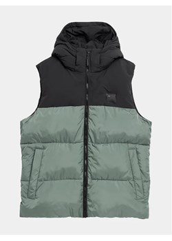 4F Kamizelka 4FAW23TVESM064 Khaki Regular Fit ze sklepu MODIVO w kategorii Kamizelki męskie - zdjęcie 168443266