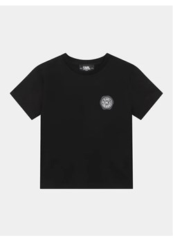 Karl Lagerfeld Kids T-Shirt Z25413 D Czarny Regular Fit ze sklepu MODIVO w kategorii Bluzki dziewczęce - zdjęcie 168443646