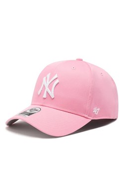 47 Brand Czapka z daszkiem MLB New York Yankees Raised Basic '47 B-RAC17CTP-RSA Różowy ze sklepu MODIVO w kategorii Czapki z daszkiem damskie - zdjęcie 168443866