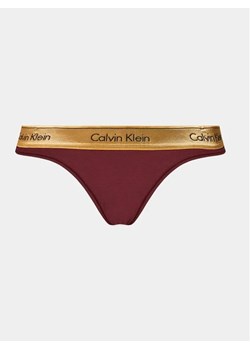 Calvin Klein Underwear Figi brazylijskie 000QF7452E Bordowy ze sklepu MODIVO w kategorii Majtki damskie - zdjęcie 168444079