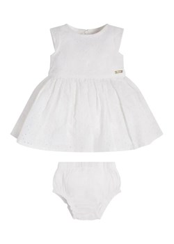 Guess Sukienka codzienna A3GK10 WFBC0 Biały Regular Fit ze sklepu MODIVO w kategorii Ubranka do chrztu - zdjęcie 168444268
