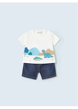 Mayoral Komplet t-shirt i szorty jeansowe 1268 Kolorowy Regular Fit ze sklepu MODIVO w kategorii Komplety niemowlęce - zdjęcie 168445208