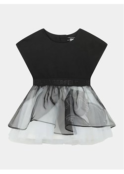 Karl Lagerfeld Kids Sukienka codzienna Z92036 M Czarny Regular Fit ze sklepu MODIVO w kategorii Sukienki niemowlęce - zdjęcie 168445249