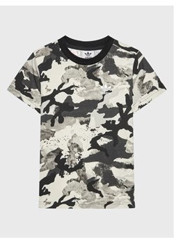 adidas T-Shirt HK0286 Szary Regular Fit ze sklepu MODIVO w kategorii T-shirty chłopięce - zdjęcie 168446536