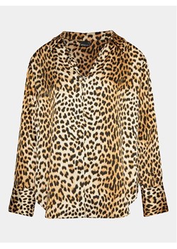 Gina Tricot Koszula 20540 Brązowy Regular Fit ze sklepu MODIVO w kategorii Koszule damskie - zdjęcie 168448346