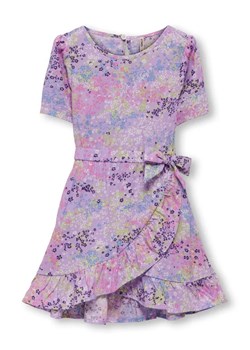 Kids ONLY Sukienka 15296796 Fioletowy Regular Fit ze sklepu MODIVO w kategorii Sukienki dziewczęce - zdjęcie 168449029