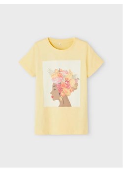 NAME IT T-Shirt 13202851 Żółty Regular Fit ze sklepu MODIVO w kategorii Bluzki dziewczęce - zdjęcie 168449446