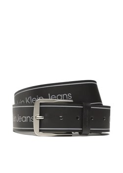 Calvin Klein Jeans Pasek Męski Round Classic Belt Aop 40Mm K50K510159 Czarny ze sklepu MODIVO w kategorii Paski męskie - zdjęcie 168451027