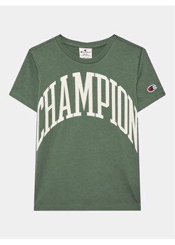 Champion T-Shirt 306362 Zielony Regular Fit ze sklepu MODIVO w kategorii T-shirty chłopięce - zdjęcie 168451587