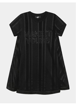 DKNY Sukienka codzienna D32899 D Czarny Regular Fit ze sklepu MODIVO w kategorii Sukienki dziewczęce - zdjęcie 168451869