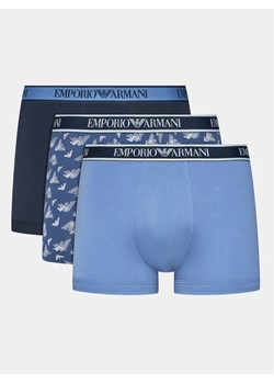 Emporio Armani Underwear Komplet 3 par bokserek 111357 3F717 04937 Granatowy ze sklepu MODIVO w kategorii Majtki męskie - zdjęcie 168453089
