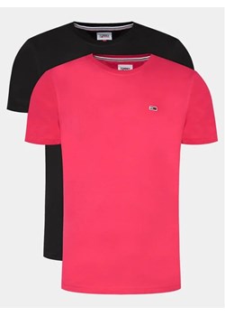 Tommy Jeans Komplet 2 t-shirtów DM0DM15381 Kolorowy Slim Fit ze sklepu MODIVO w kategorii T-shirty męskie - zdjęcie 168453308