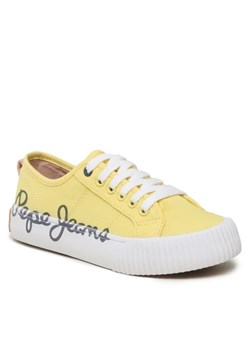 Pepe Jeans Tenisówki Ottis Log G PGS30577 Żółty ze sklepu MODIVO w kategorii Trampki dziecięce - zdjęcie 168454629
