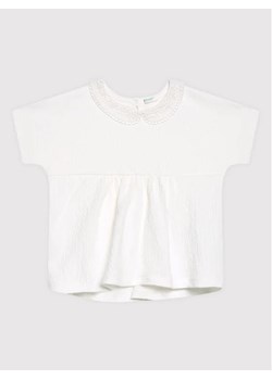United Colors Of Benetton Bluzka 3O1QA1005 Biały Regular Fit ze sklepu MODIVO w kategorii Koszulki niemowlęce - zdjęcie 168454686