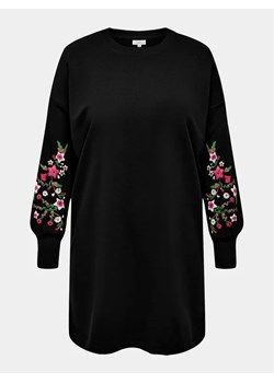 ONLY Carmakoma Sukienka dzianinowa New Calla 15310110 Czarny Regular Fit ze sklepu MODIVO w kategorii Sukienki - zdjęcie 168455275